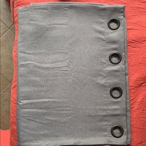 Gray Linen Like Curtains